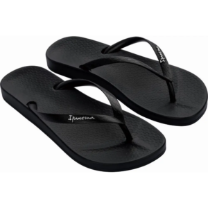 Γυναικείες ανατομικές σαγιονάρες Ipanema Anatomic 26317 σε μαύρο χρώμα με αντιολισθητική σόλα