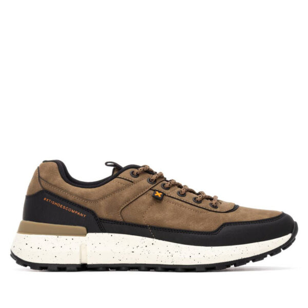 Ανδρικό sneaker XTI 144693 ταμπά με άνετη σόλα, πλευρική όψη