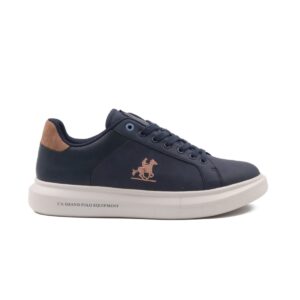 Ανδρικά sneakers U.S.Grand Polo Club σε μπλε χρώμα, μοντέλο GPM528301/3232-ΜΠΛΕ, με ανατομικό πάτο και αντιολισθητική σόλα