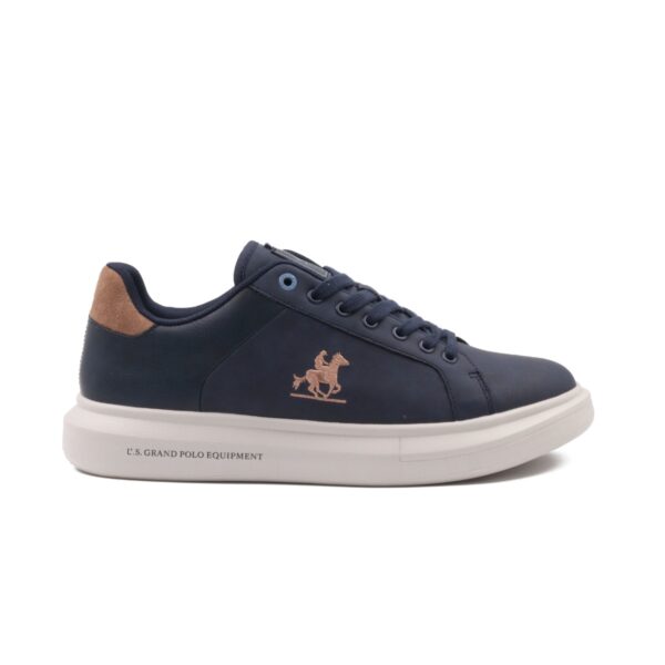 Ανδρικά sneakers U.S.Grand Polo Club σε μπλε χρώμα, μοντέλο GPM528301/3232-ΜΠΛΕ, με ανατομικό πάτο και αντιολισθητική σόλα