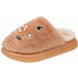 Adams Shoes 25501-29 μπεζ γυναικεία παντόφλα με ανατομικό πάτο και αντιολισθητική σόλα comfort