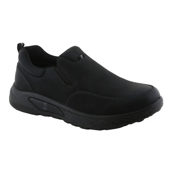 Cockers SD39005 μαύρα ανδρικά sneakers με μαλακό ανατομικό πάτο και slip-on εφαρμογή