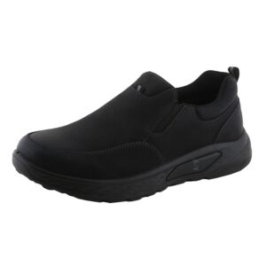 Cockers SD39005 μαύρα ανδρικά sneakers με μαλακό ανατομικό πάτο και slip-on εφαρμογή