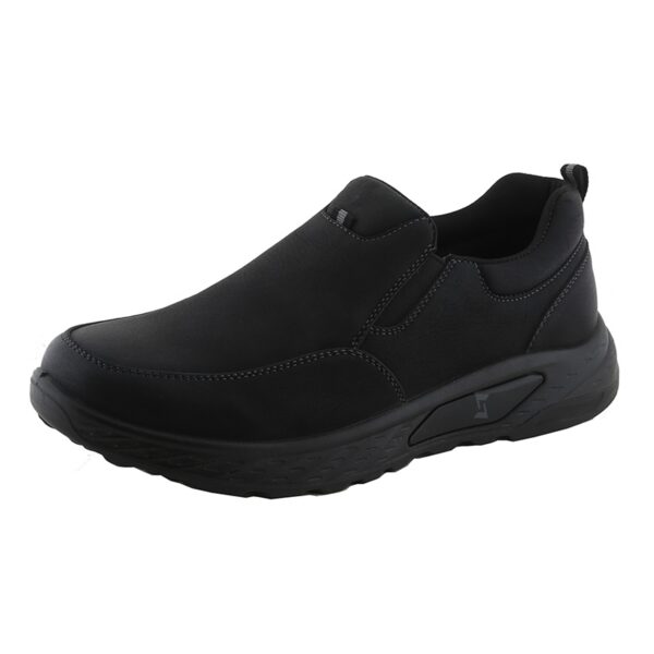 Cockers SD39005 μαύρα ανδρικά sneakers με μαλακό ανατομικό πάτο και slip-on εφαρμογή
