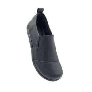 Pace Comfort 18133 μαύρα δερμάτινα γυναικεία μοκασίνια με μαλακό ανατομικό πάτο