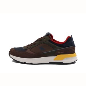 Ανδρικά sneakers U.S. GRAND POLO πράσινο-μπλε, μοντέλο GPM525200_7220, με ανατομικό πάτο και αντιολισθητική σόλα