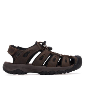 Ανδρικά καφέ πέδιλα Xti 145806 με προστασία στα δάχτυλα και αντιολισθητική σόλα