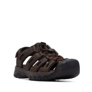 Ανδρικά καφέ πέδιλα Xti 145806 με προστασία στα δάχτυλα και αντιολισθητική σόλα