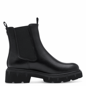 &Gamma;&upsilon;&nu;&alpha;&iota;&kappa;&epsilon;ί&alpha; &mu;&alpha;ύ&rho;&alpha; Chelsea ankle boots Marco Tozzi 2-25482-47-001 &mu;&epsilon; chunky &sigma;ό&lambda;&alpha; &kappa;&alpha;&iota; &chi;&omicron;&nu;&tau;&rho;ό block &tau;&alpha;&kappa;&omicron;ύ&nu;&iota;