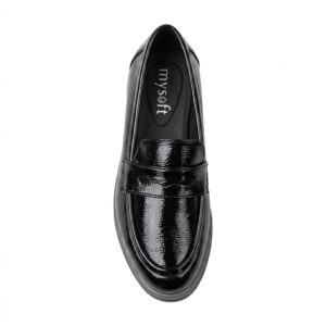 &Gamma;&upsilon;&nu;&alpha;&iota;&kappa;&epsilon;ί&alpha; &alpha;&nu;&alpha;&tau;&omicron;&mu;&iota;&kappa;ά &mu;&omicron;&kappa;&alpha;&sigma;ί&nu;&iota;&alpha; slip-on sneakers Mysoft 26M520 &sigma;&epsilon; &mu;&alpha;ύ&rho;&omicron; &lambda;&omicron;&upsilon;&sigma;&tau;&rho;ί&nu;&iota; &mu;&epsilon; &pi;ά&tau;&omicron; Memory Foam