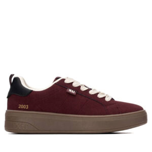 Xti 146270 ανατομικά αδιάβροχα γυναικεία sneakers σε μπορντό χρώμα με πάτο Memory Foam